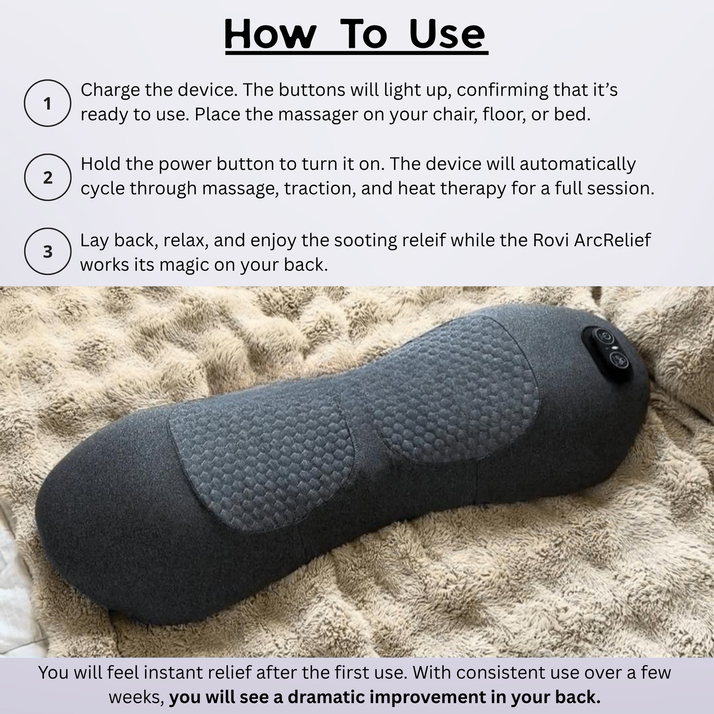 Rovi ArcRelief™ Massager