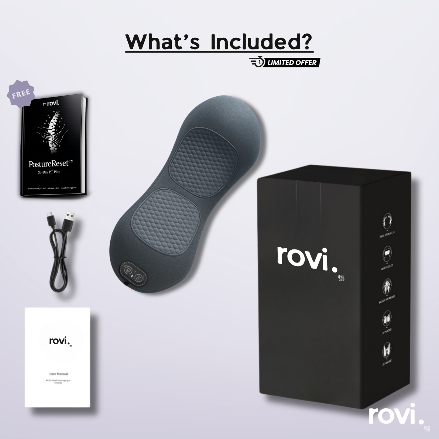 Rovi ArcRelief™ Massager