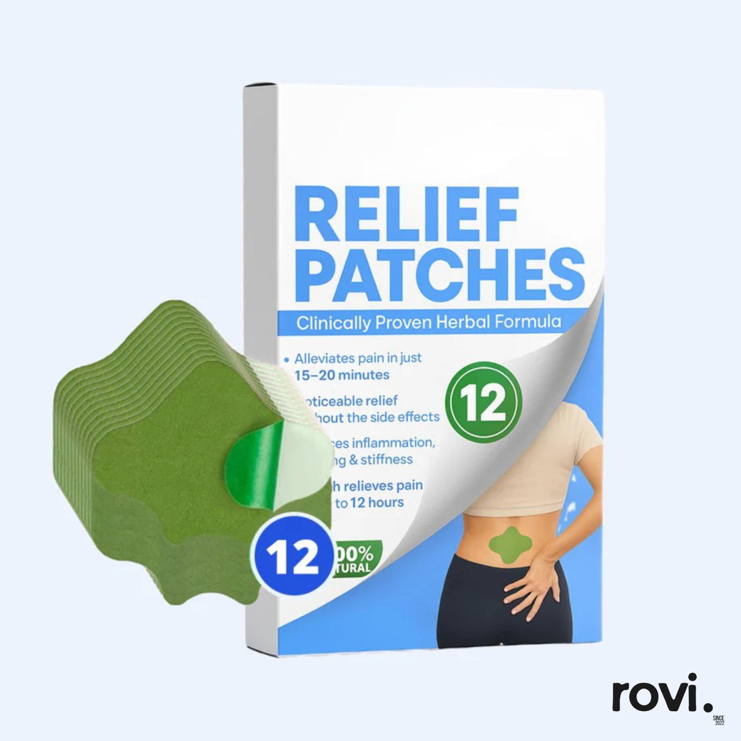 Rovi Back Pain Relief Patches